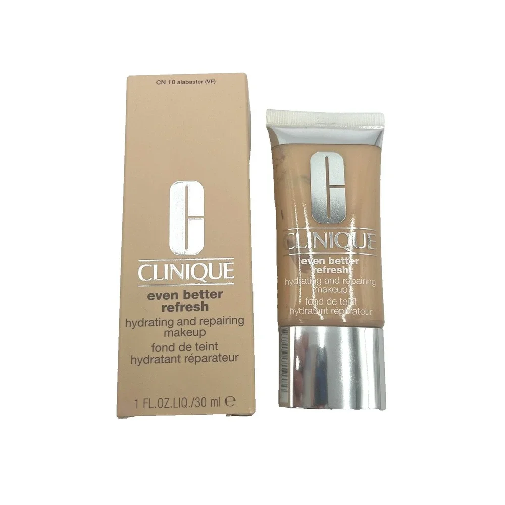 Clinique‎ Even Better Refresh Hydrating Foundation CN 10 Alabaster 1oz New